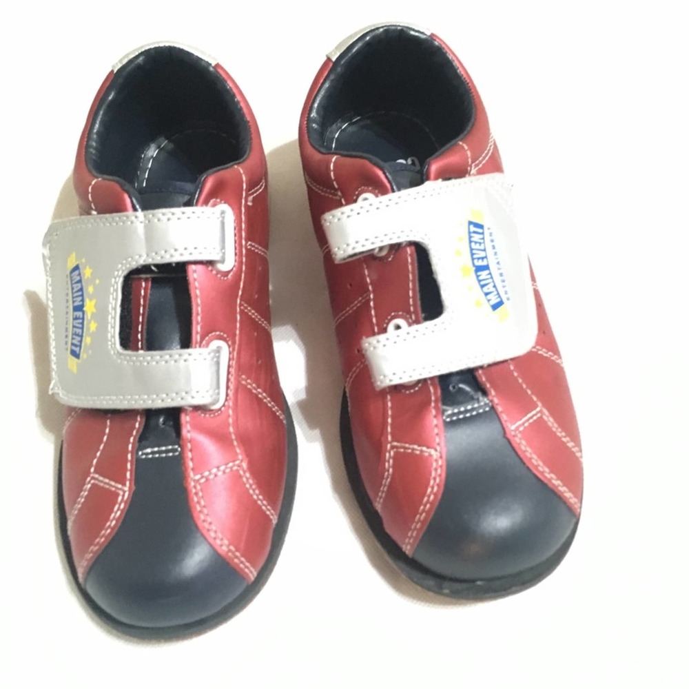 * Red and blue Velcro bowling shoes sz 6.5